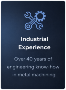 Over 40 years of CNC machining experience in precision metal engineering